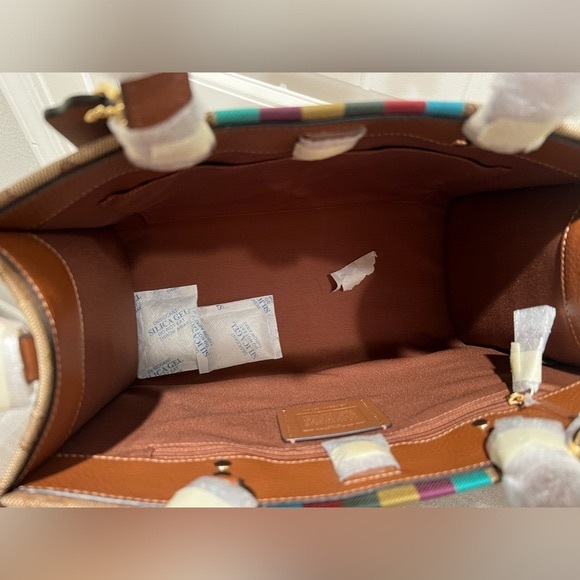 NWT Dempsey Carryall In Signature Jacquard With Stripe And Coach Patch - Picture 8 of 13